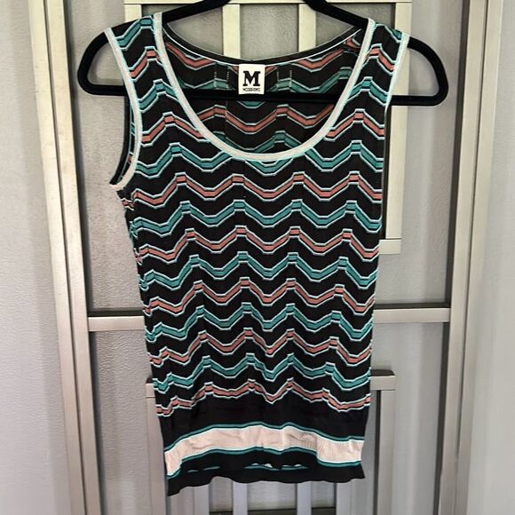 M Masoni vintage sleeveless top size 2 - Picture 1 of 5